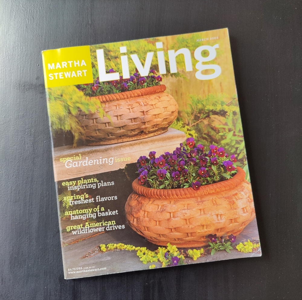 2003 March issue of Martha Stewart Living Magazine